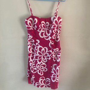 Deep Pink Floral Sundress